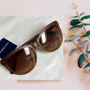 🎀SOLD🎀 LUCKY BRAND Matte Brown Tortoise Sunnies